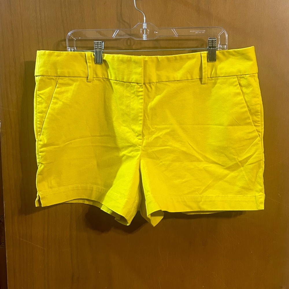 Loft Yellow Shorts Size 14‎ The Riviera Short NEW with Tags